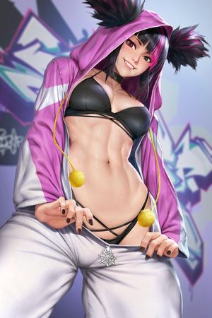 Han Juri [Street Fighter 6] in Pajama Costume by NeoArtCore