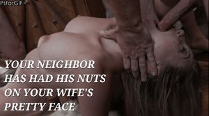 Guess where his cum has been?