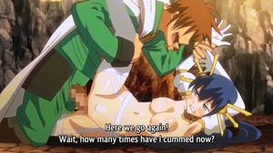 Cumming inside anime princess many times