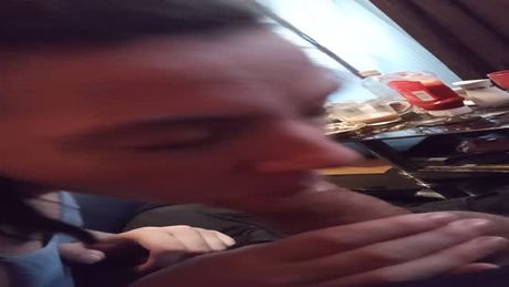 Knock knock can I suck your cock, yes of cause come in.