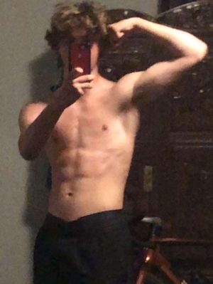 First time getting shirtless for all of you