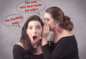 The neighbors are catching on the teen stud next door is fucking my wife.