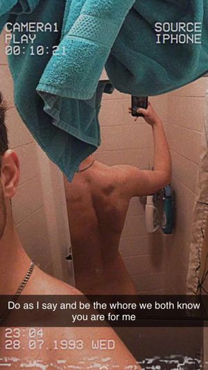 Malewhore is me Evan