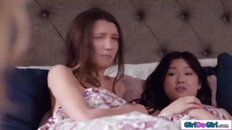 Step Mom, Daughter, Asian Lesbian Sex #805