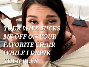 She stays quiet and let's me relax