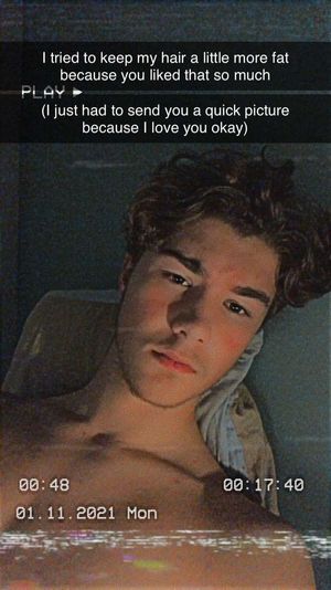 Naked streak in bed