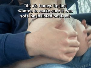 Its easy to convince her to get groped