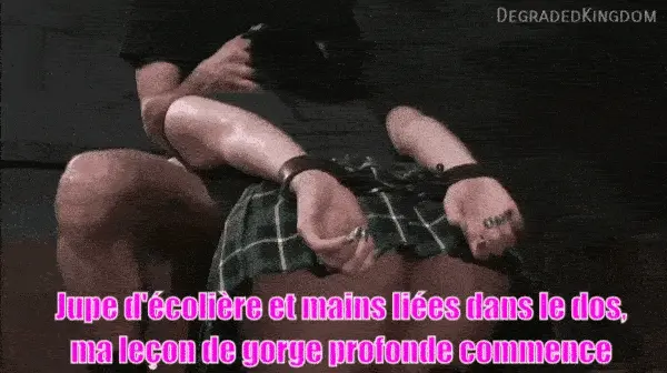 Submissive deepthroat