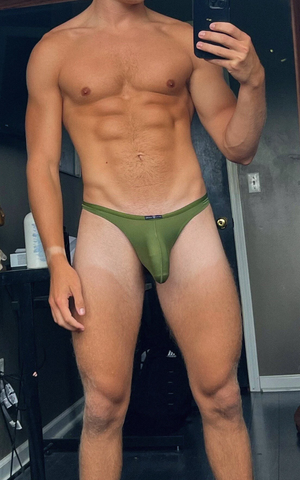 Posing in my new thong