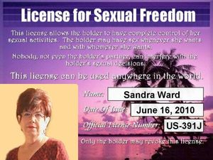 Hubby presented Sandy Ward a license for her to experience all the sexual pleasure she wanted.