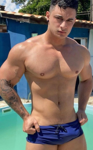 Sexy af in his speedo