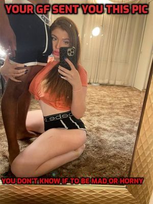 Jealous and turned on bc he is so much bigger than me