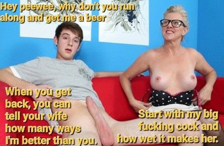 Teen stud with huge cock becomes my wife's bull and my bully
