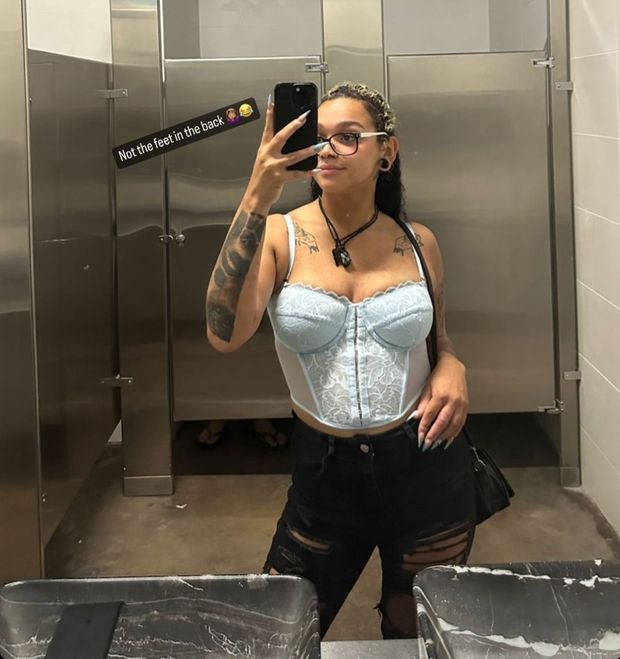 This is what she does to attract men.