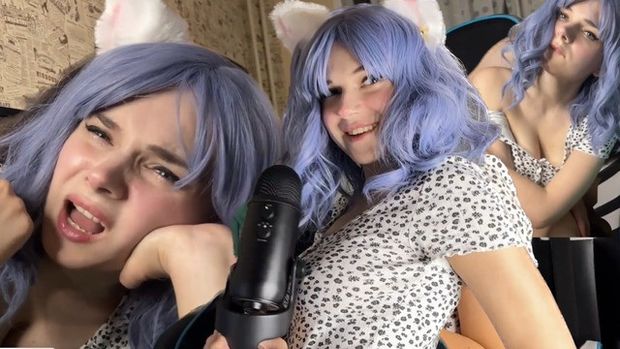 Blue-haired furry get's in the poo-hole