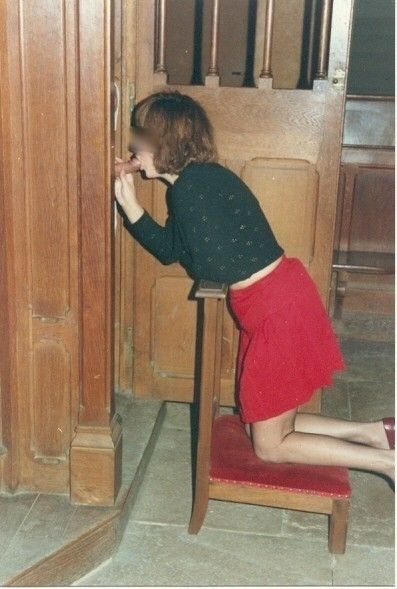 She says a little prayer for cock