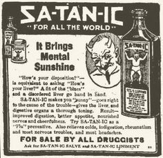 Drink-Satan will enter you!
