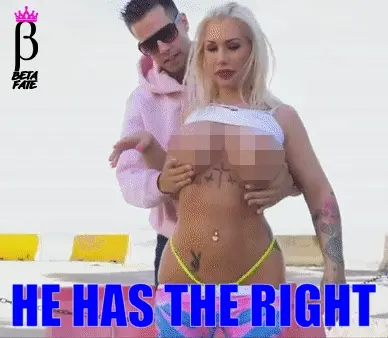 Hot blond manhandled by an Alpha (edited for beta viewership)