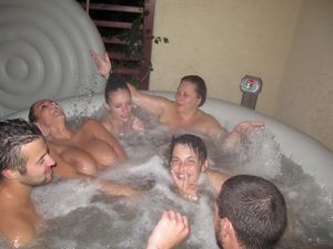 Me and my friend were behaving, but when the others joined, things got a bit wild