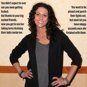 Sloppy seconds with my mom is worthy of the humiliation she puts me through by getting gangbanged by my friends