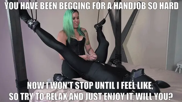 Now her touch doesn't feel that pleasant