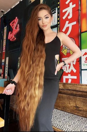 Very long hair