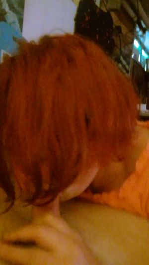 My slut blows me when i want