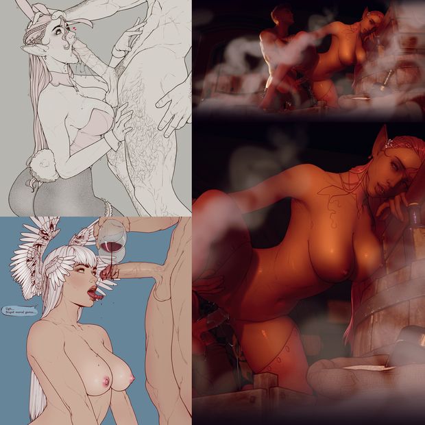 More refined sketches by Galaad1800
