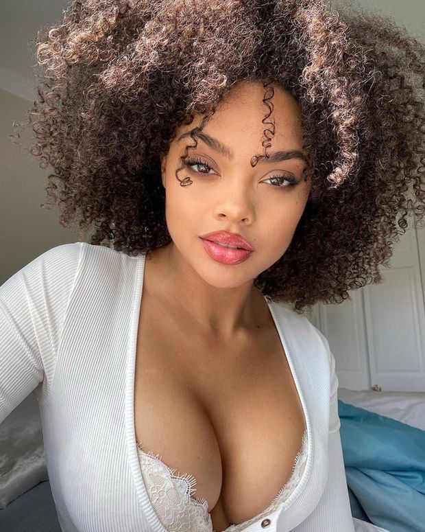 curly haired babe