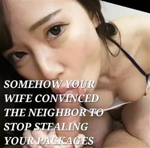 They deposit packages in her throat