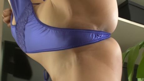 purple highleg leotard beautiful
