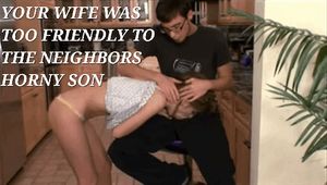 He pulled her dress up and pushed her head down