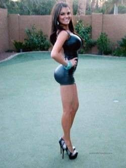 Look how proud she is to be paraded around town wearing this dress. Pleasing him is all that matters.