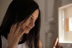 Stepdaughter Spying on Daddy