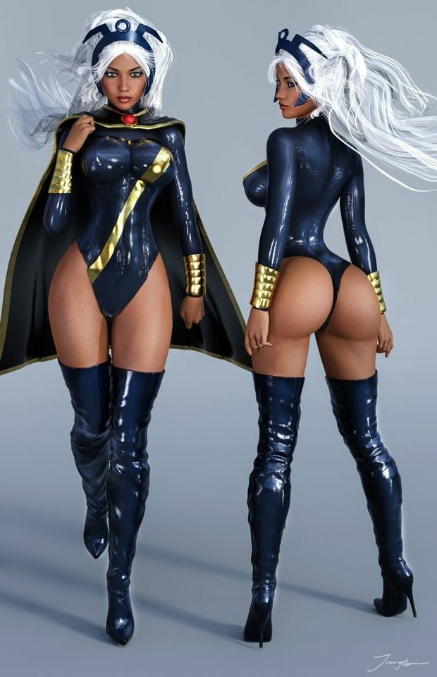 Pretty white hair blonde nice ass cosplay...