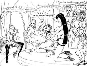 His favorite aunt introduces him to a round with her more interesting friends.