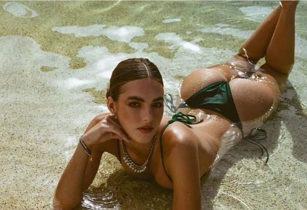 Emily laying down amazing ass