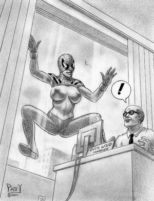 Spider woman the exhibitionist