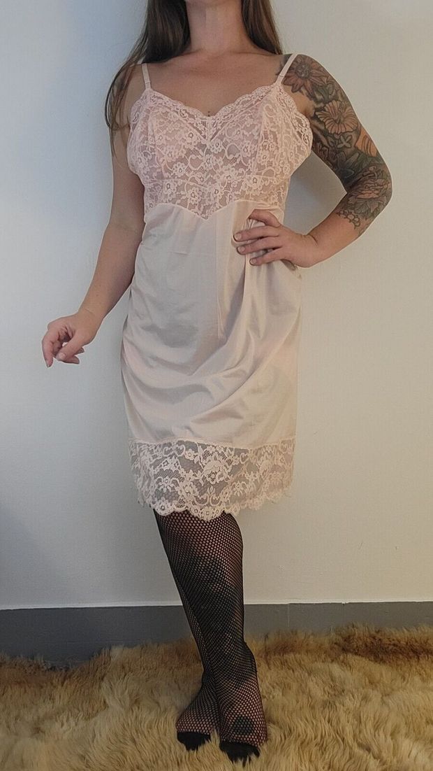 Patty's Lacy Slip, Cindy puts Her to Good Use!