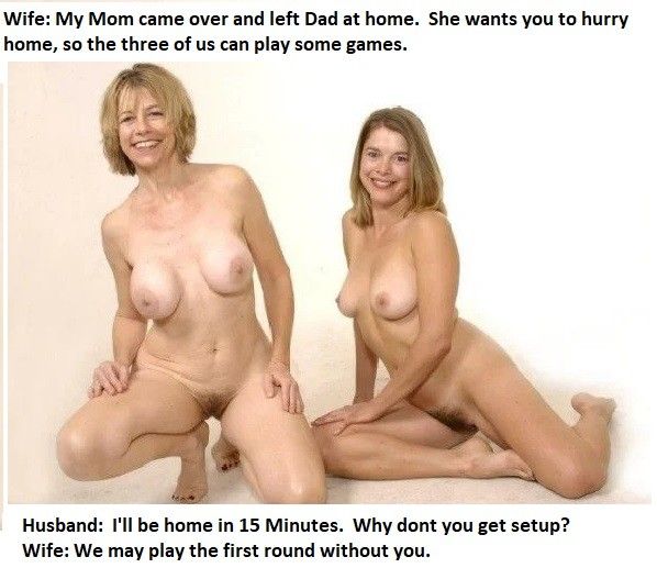 Me, My Mom and My Husband.  Lets play some games.