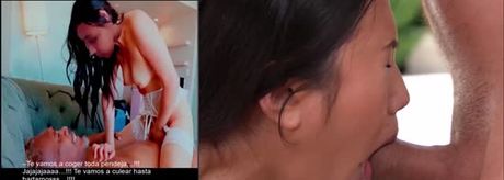 Katherine Riveros caballero primer doble anal le gusta a la puta llega al orgasmo