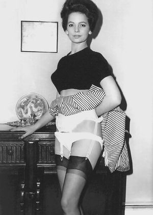 As the knife wielding repair made her to undress, "Oh my, I don't have a check for him."