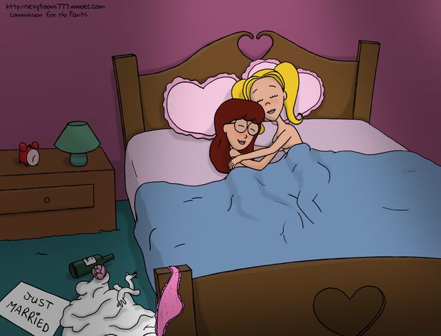 Daria cuddle with Brittany