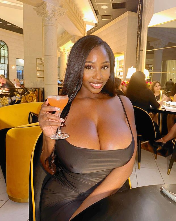 Ellie Mae looking beautiful in her Black dress