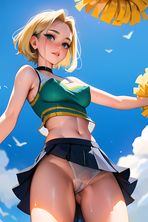 Cheerleader Upskirt