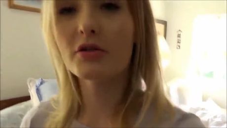 Blonde - Naughty amateur teen gets fucked in her room