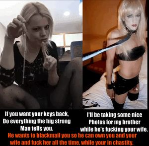 Bully's sister gets my chastity keys, dresses my up and sets me up with a bull, while she catches it on film for blackmail.