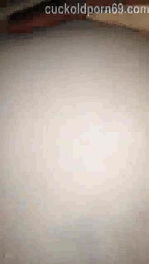 Working blonde bbw in stockings spreads legs