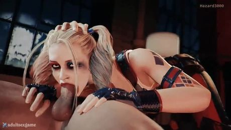 Harley Quinn Oral Creampie (Hazard3000) [DC]