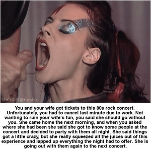 Wife loves swallowing